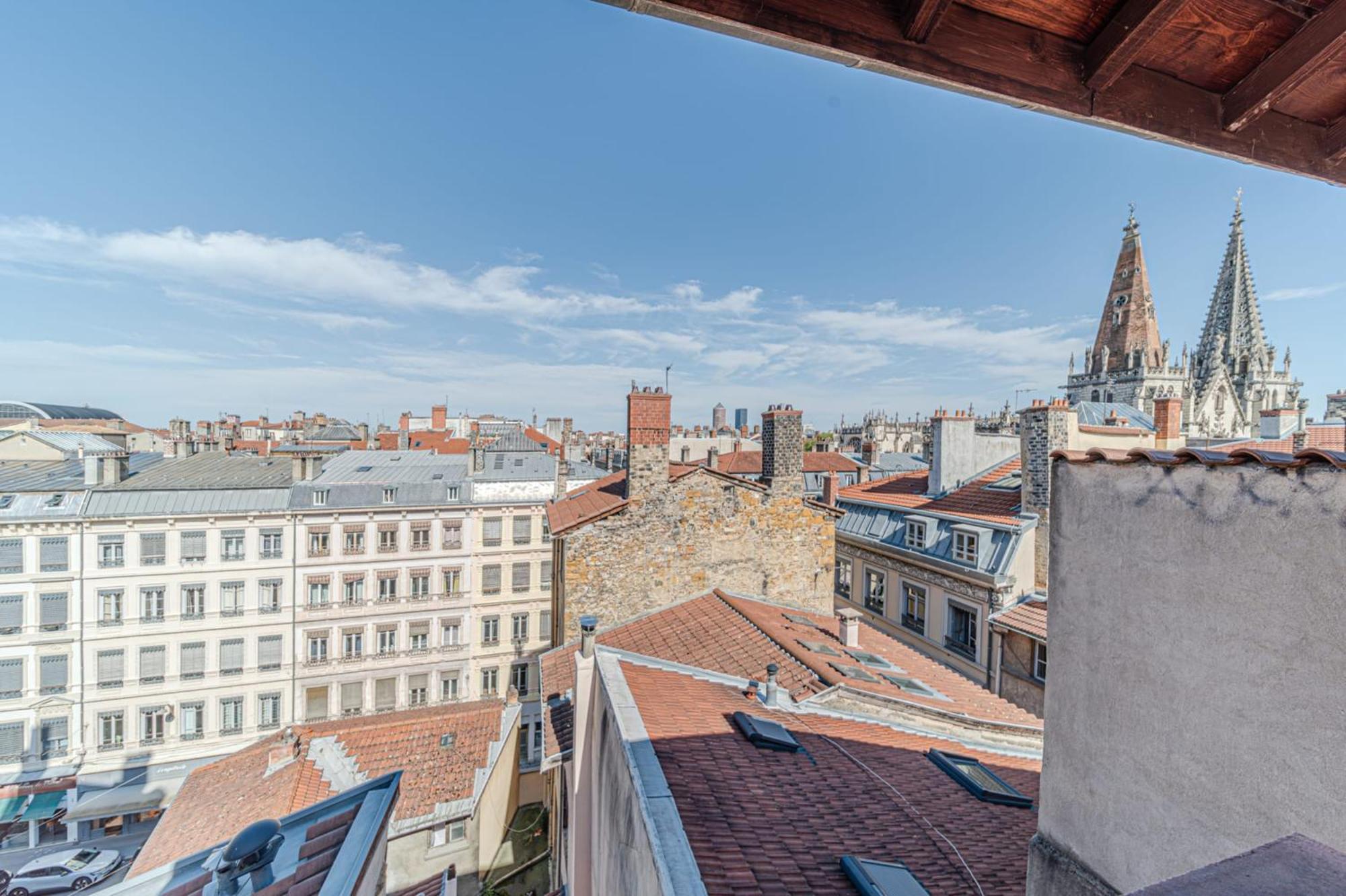 Charming Duplex With Panoramic View Of Cordeliers Apartment Lyon Exterior photo