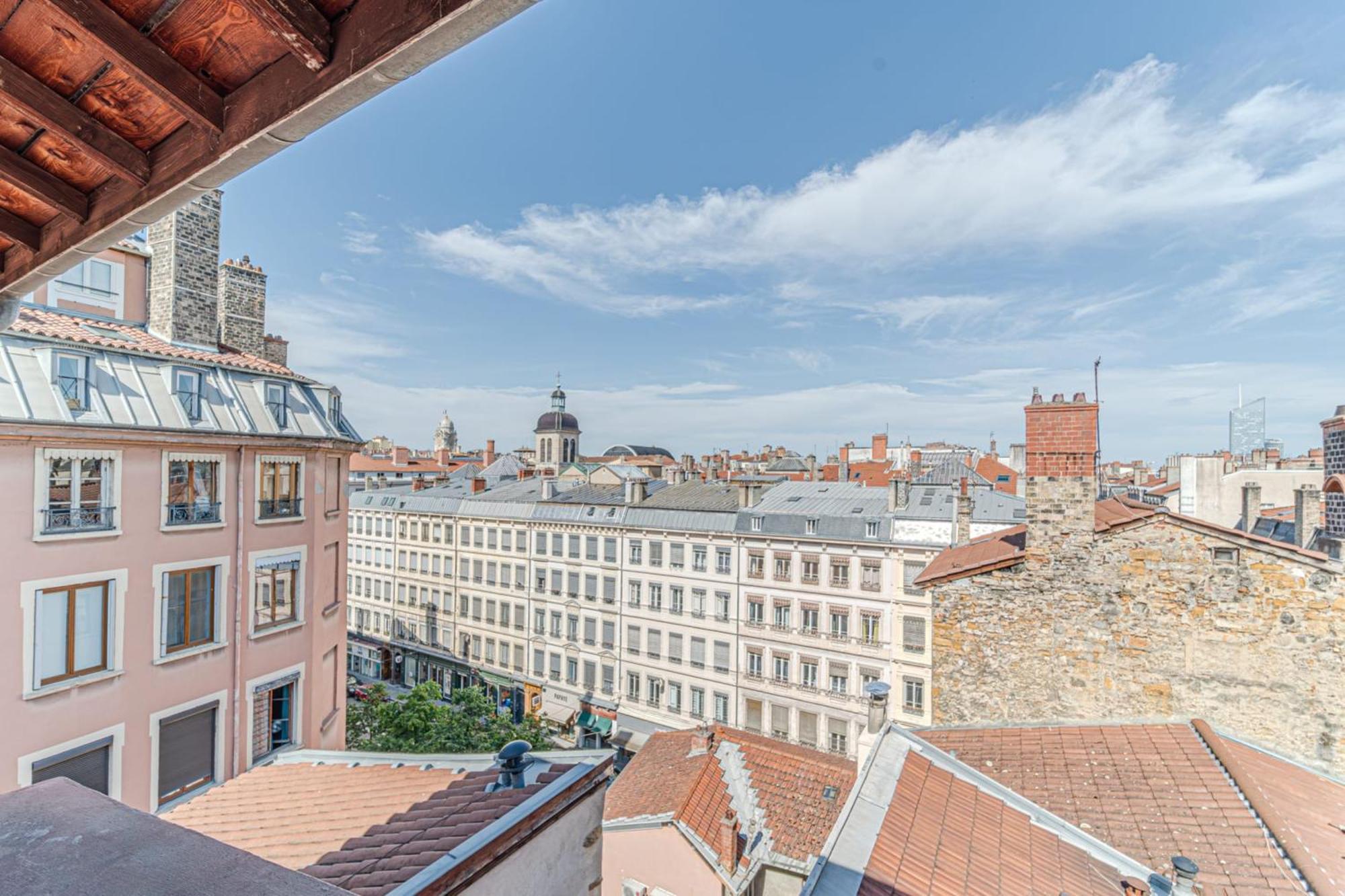 Charming Duplex With Panoramic View Of Cordeliers Apartment Lyon Exterior photo